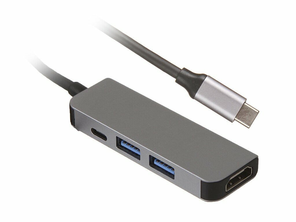 Хаб USB Palmexx 4в1 USB-C - HDMI+2xUSB 3.0+USB-C PX/HUB-006