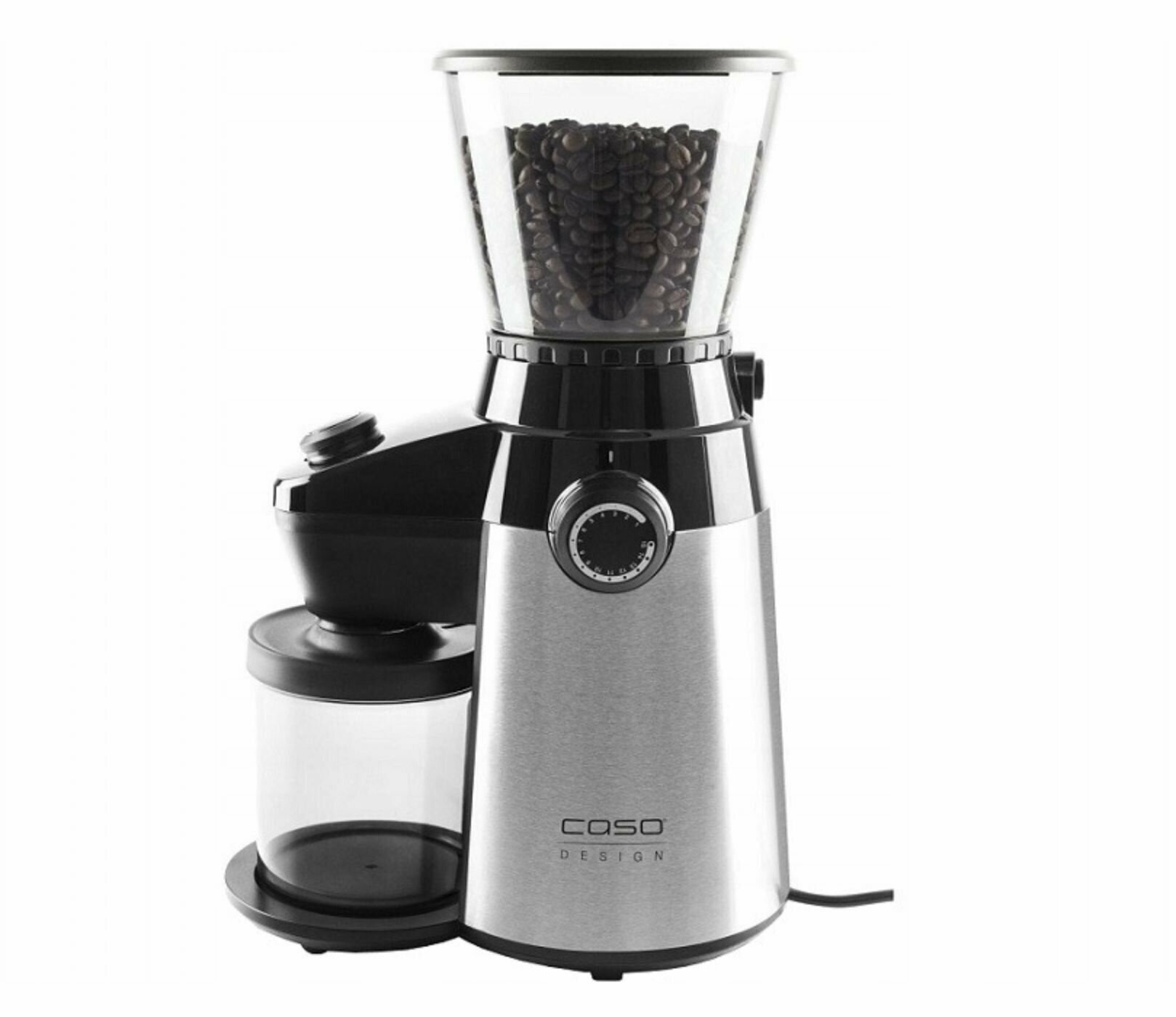 Кофемолка Кофемолка электрическая CASOGERMANY Barista Flavor 1832 150 Вт серебристо-серая, серебристый - фотография № 2