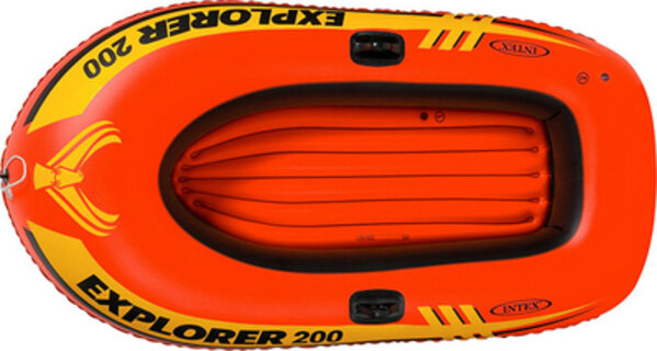 Лодка Explorer 200, 2 местная, 185 х 94 х 41 см, от 6 лет, до 95 кг, 58330NP INTEX INTEX 720683 .