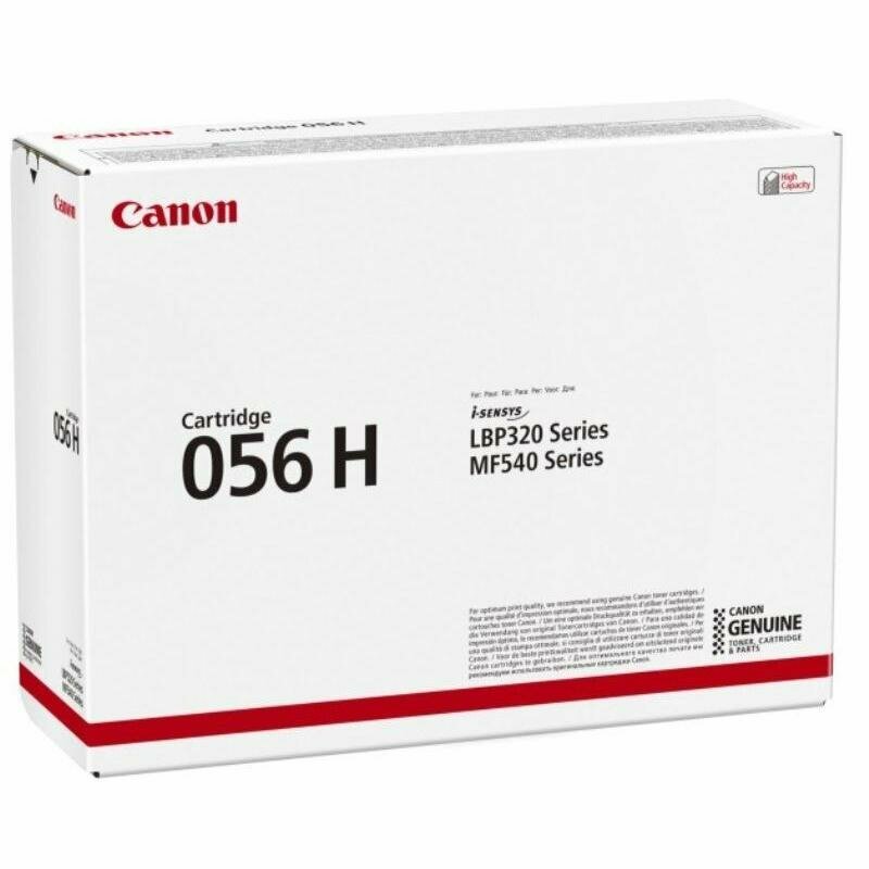 Картридж для печати Canon Картридж Canon 056HBK 3008C002 вид печати лазерный, цвет Черный, емкость