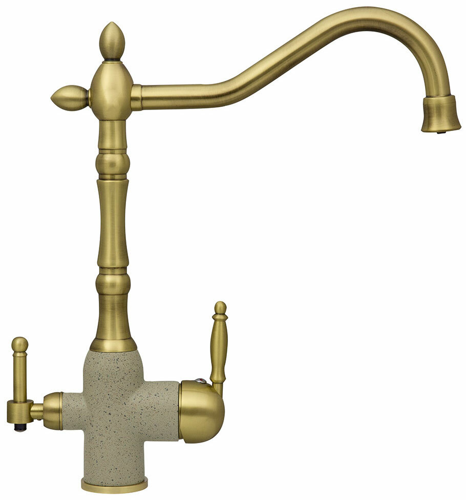 Кухонный смеситель Zigmund & Shtain 1900B Речной песок