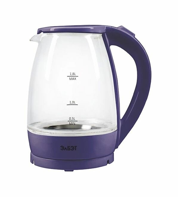 Электрический чайник EK 1,8-0,1G Элбэт фиолетовый