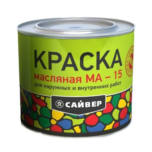 Краска МА-15 Серая 1,8КГ (6) Сайвер .