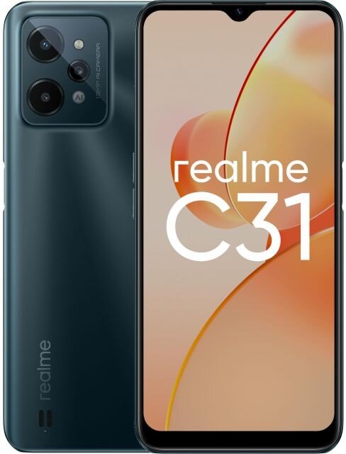 Смартфон realme C31 3/32 ГБ, темно-зеленый (RU)