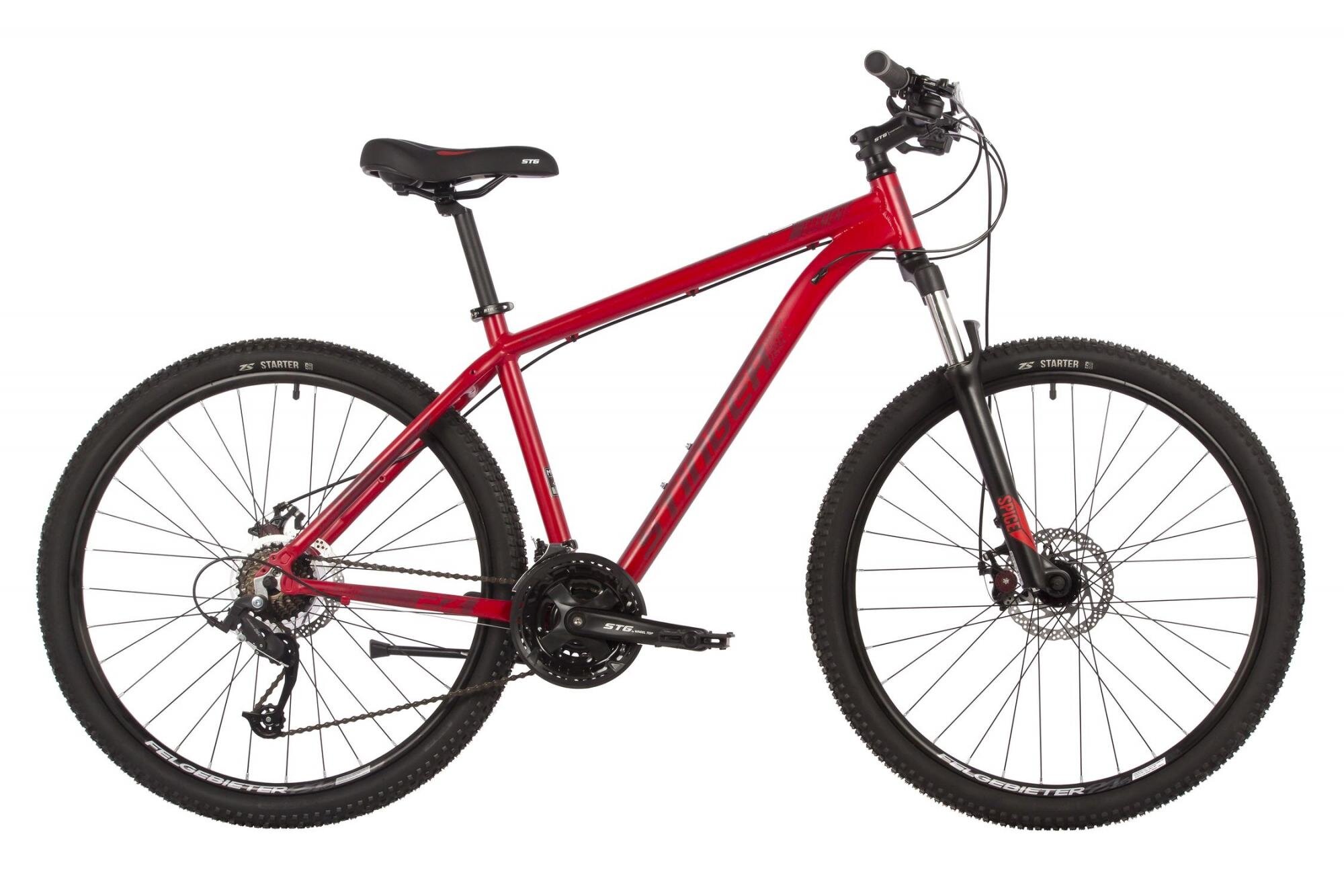 Горный велосипед Stinger Element Evo SE 27.5, год 2022, ростовка 16, цвет Красный