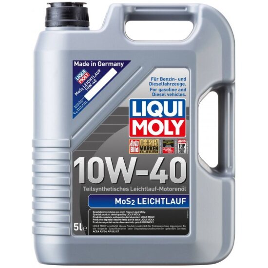 Моторное масло LIQUI MOLY MoS2 Leichtlauf 10W-40 5 л