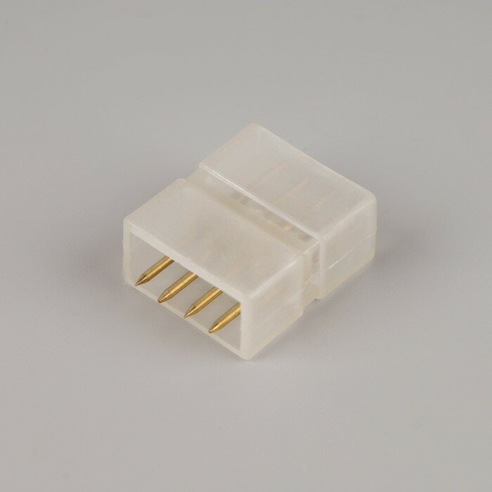 Набор соединительных коннекторов Ecola для светодиодной ленты 14 × 7 мм, 4-pin, 5 штук - фотография № 2
