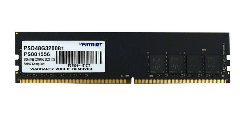 Память Dimm DDR4 8GB Patriot PSD48G320081 PC25600 .