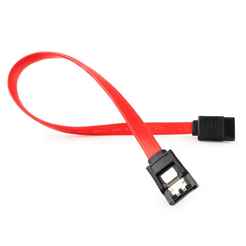 Интерфейсный кабель CABLEXPERT SATAIII CC-SATAM-DATA-0.3M, 30см, 7pin/7pin, защелка, пакет