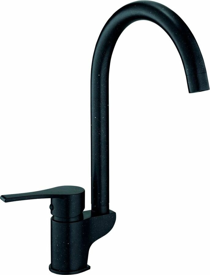 Смеситель для кухни GPD Atros MTE65-SG черный гранит