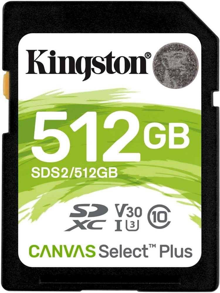 Карта памяти SDXC 512ГБ Class10 Kingston Canvas Select Plus (sds2/512gb)