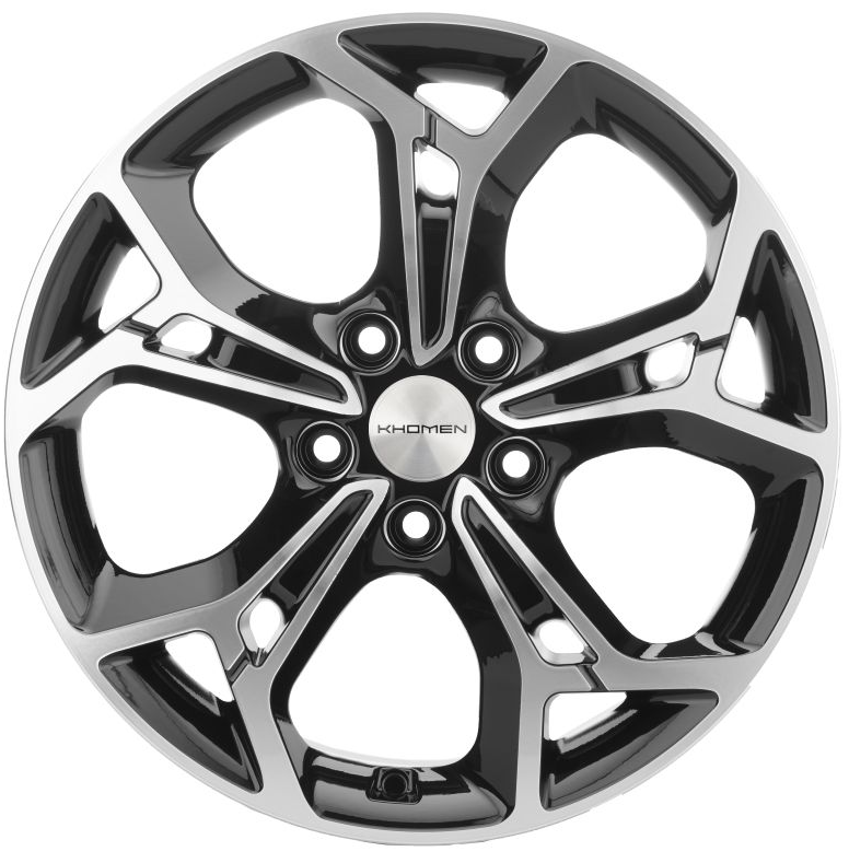 Колесный Диск Khomen Wheels KHW1702 (Ceed) 7x17 5x114,3 D67,1 ET53 Black-FP