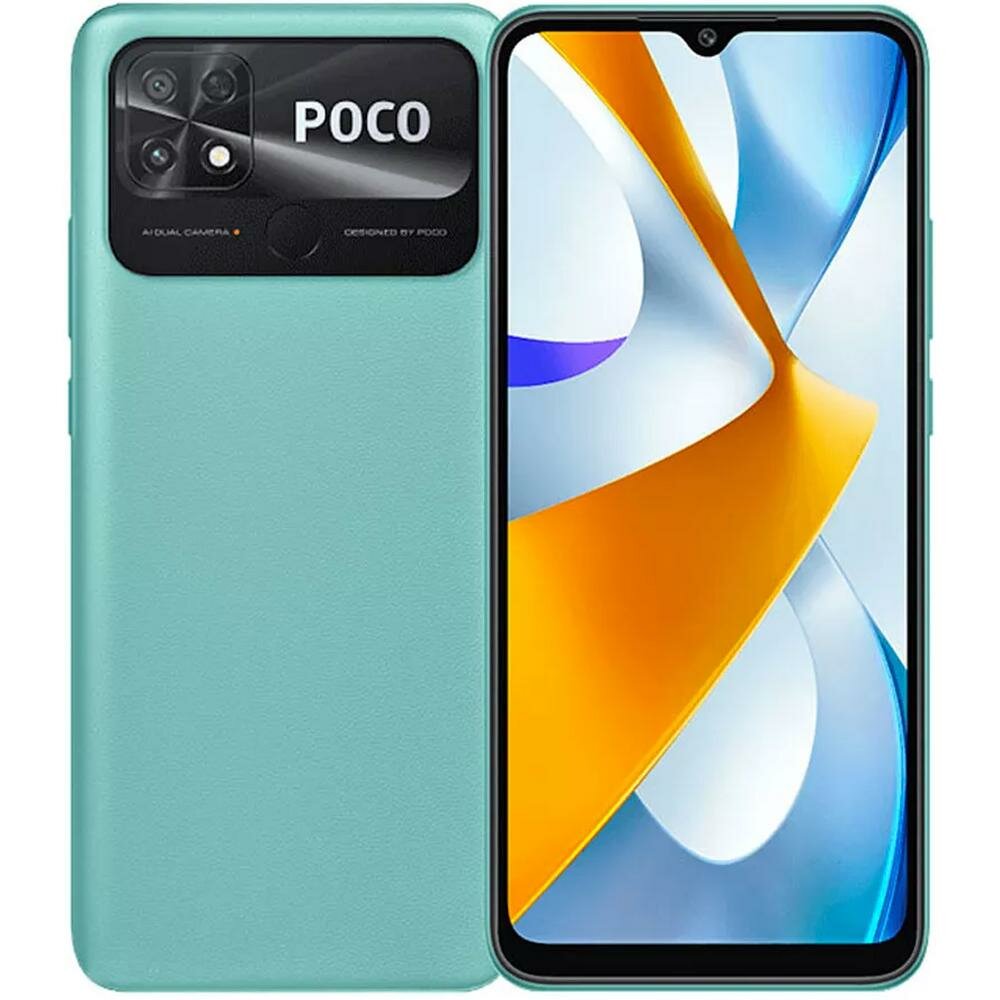 Смартфон Poco C40 3/32GB RU Coral Green