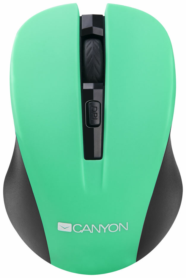 Беспроводная компьютерная мышь Canyon CNE-CMSW1GR Зеленый