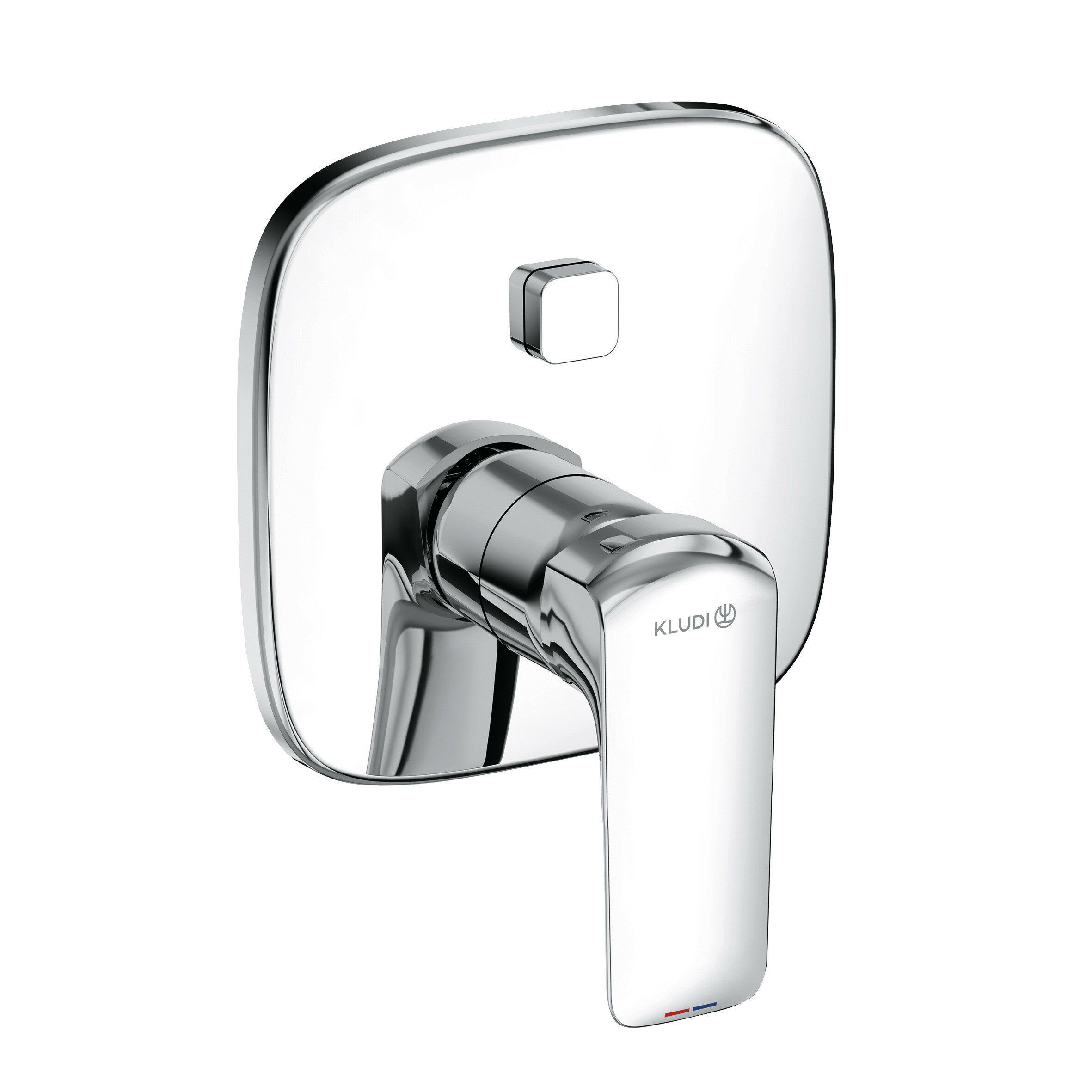 Смеситель для ванны и душа Kludi Ameo, Push&Switch, встраиваемый, хром 416590575