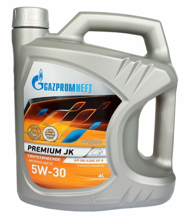 Моторное масло Gazpromneft Premium JK 5W-30 4л. (253142506)