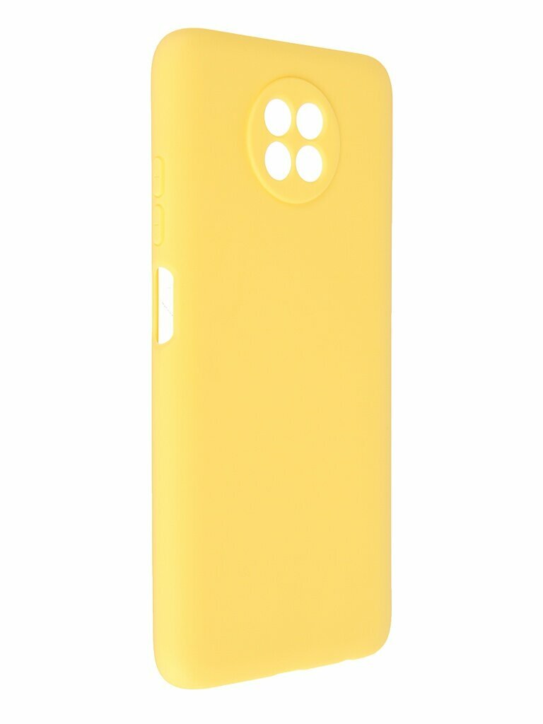 Чехол Pero для Xiaomi Redmi Note 9T Soft Touch Yellow CC1C-0050-YW
