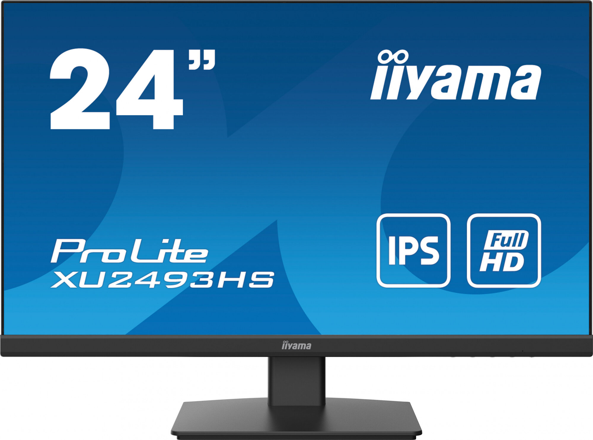 Монитор Iiyama 23.8" ProLite XU2493HS-B4 черный IPS LED 16:9 HDMI M/M матовая 250cd 178гр/178гр 1920