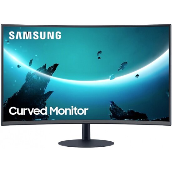 Монитор SAMSUNG C27T550FDR 27" FHD 16:9 Curved Black