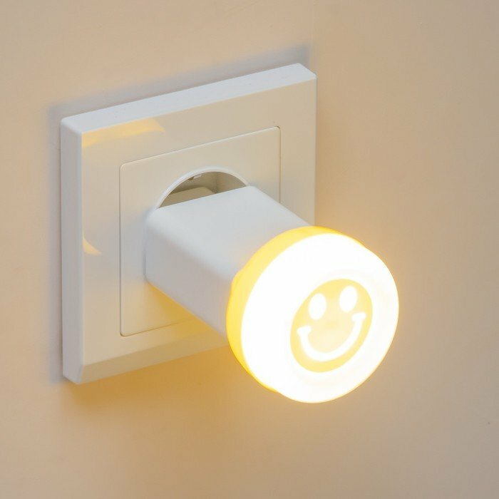 Ночник "Улыбка" LED 1Вт USB желтый 5х5х5 см (комплект из 15 шт) - фотография № 5