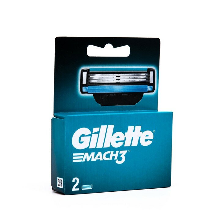 Сменные кассеты Gillette Mach3, 3 лезвия, 2 шт./В упаковке шт: 1