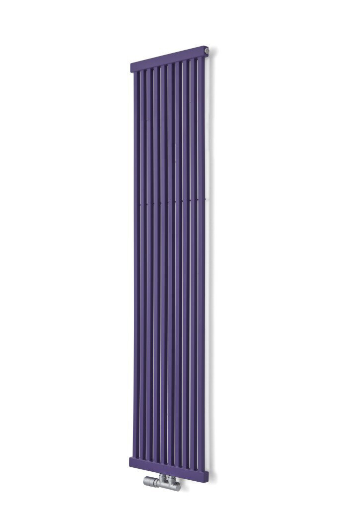 INTRA 170x65 (см) Дизайн радиатор водяной Черный - фотография № 2