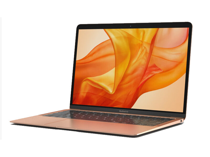 Ноутбук APPLE MacBook Air 13 (2020) (Английская раскладка клавиатуры) Gold (Apple M1/8192Mb/256Gb SSD/Wi-Fi/Bluetooth/Cam/13.3/2560x1600/Mac OS)