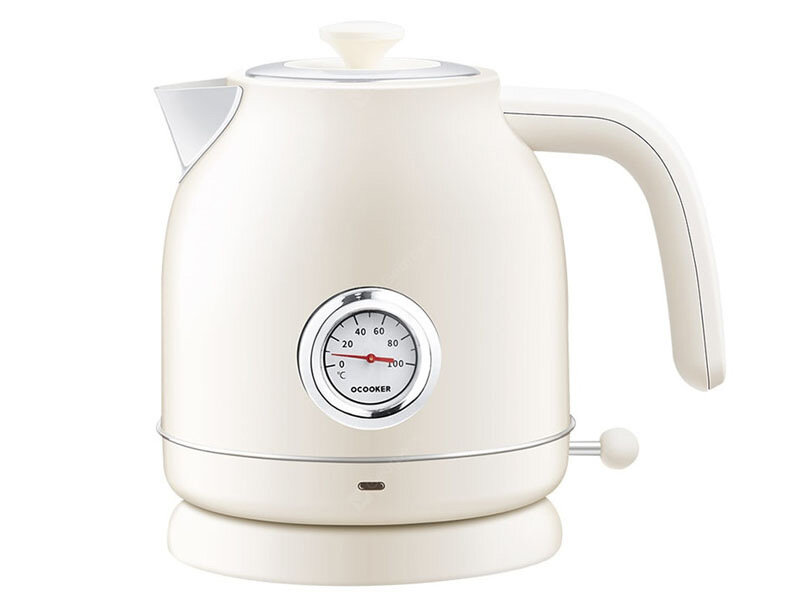 Чайник Qcooker Kettle (с датчиком температуры) бежевый