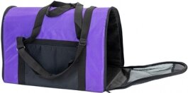 фото Дарэлл 9029фиол ЧИП Сумка-переноска конверт-туннель №4 раскладная с карманом и ремнем 49*31*34см