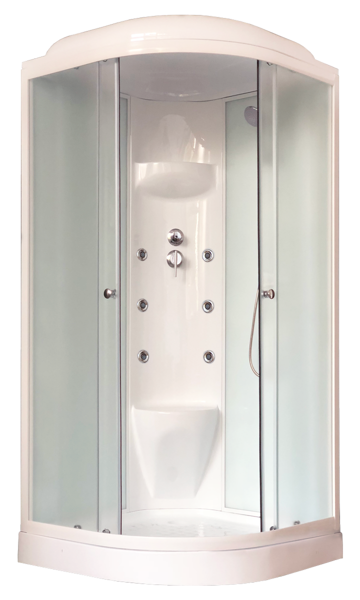 Душевая кабина Royal Bath RB 90HK7-WC (белое/матовое)