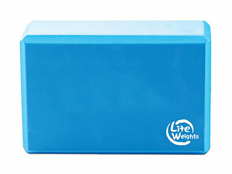 Блок для йоги Lite Weights Light Blue 5494LW