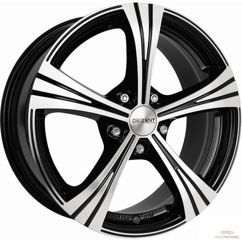 Колесный Диск Dezent RI 6,5x15 5x100 D60,1 ET38 black/polished