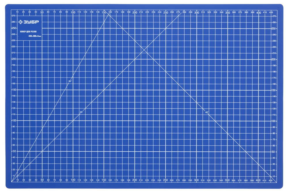ЗУБР 450х300х3 мм, Непрорезаемый коврик (09902)