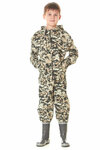 Маскхалат детский камуфляжный костюм цифра светлая Р34, 100% хлопок - СТА-маскдет-бс34 32-34/134-140 - изображение