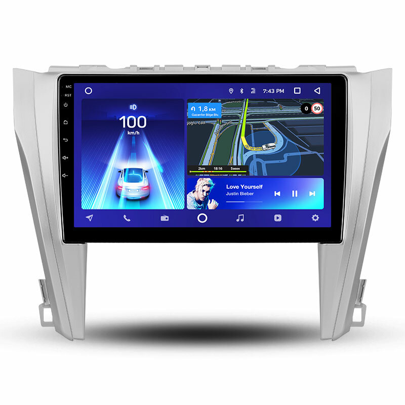 Штатная магнитола для Toyota Camry 2014-2018 - FarCar XL466M Android 10, 8-ядер, 6Гб-128Гб, 4G/LTE-SIM