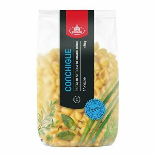 Макаронные изделия Агро-Альянс Conchiglie Ракушки 450 г