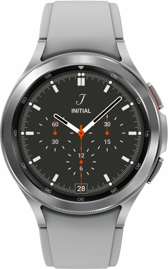Смарт-часы Samsung Galaxy Watch4 Classic 46mm серебристый/серебристый (SM-R890NZSACIS)