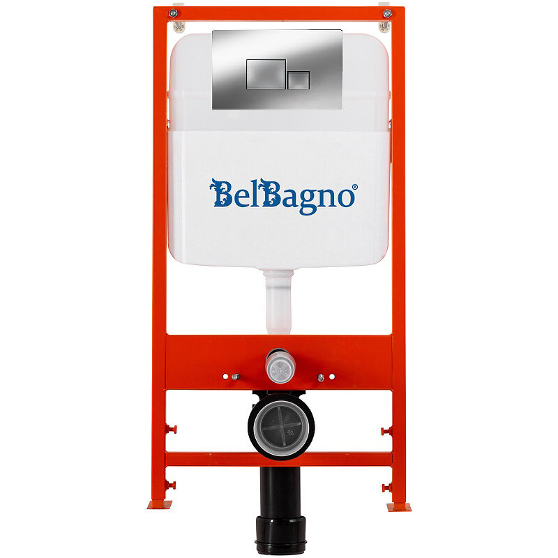 BelBagno Система инсталляции для унитазов BB026 с кнопкой смыва BB071CR