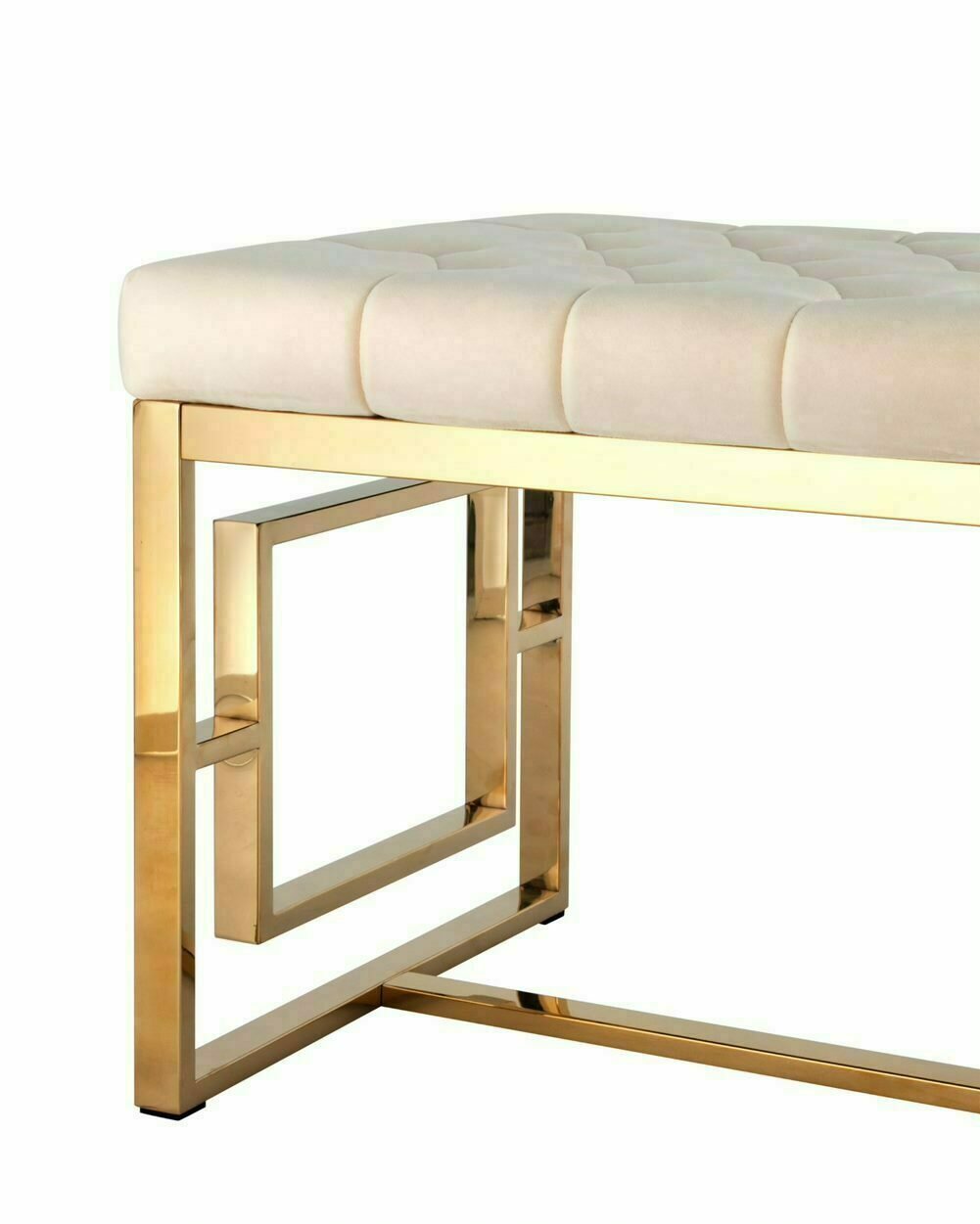 Банкетка STOOL GROUP Бруклин, ШxГxВ: 99x45x46 см, серый Hoff - фото №4