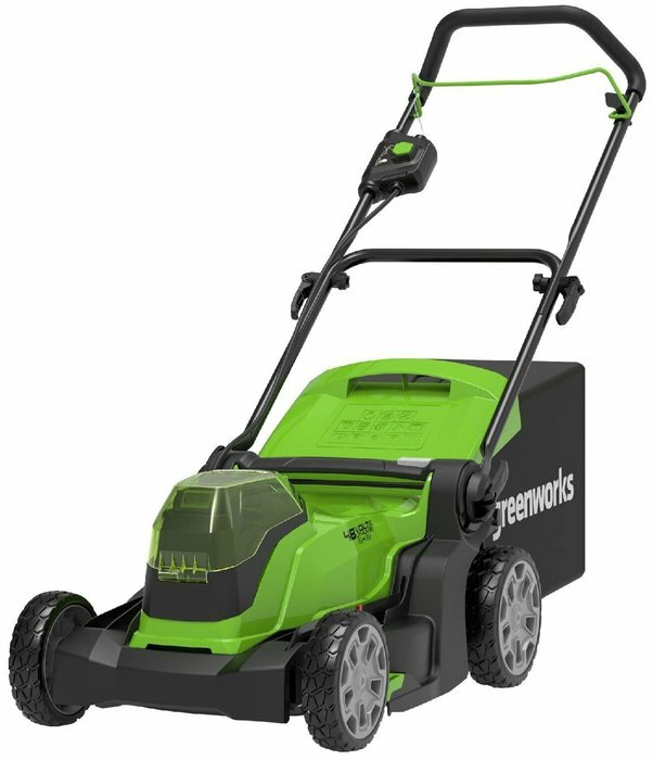 Аккумуляторная газонокосилка Greenworks G24X2LM41 2512607 4 А·ч без АКБ и ЗУ 41 см