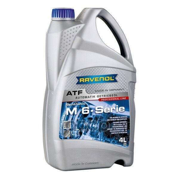 Трансмиссионное Масло Atf M 6-Serie (4Л) (Второй Номер 4014835733398) Ravenol арт. 1212105-004-01-999