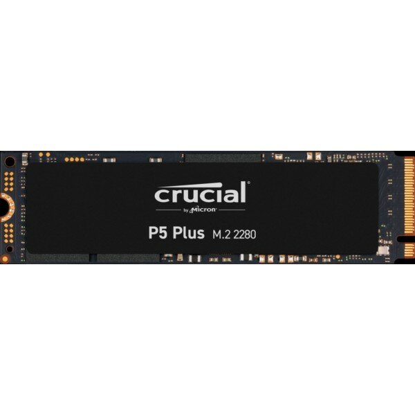 Твердотельный накопитель Crucial P5 Plus, 1000GB, SSD, M.2 2280, NVMe, PCIe 4.0 x4, 3D TLC, R/W 6600/5000MB/s, IOPs 630 000/700 000, 600TBW