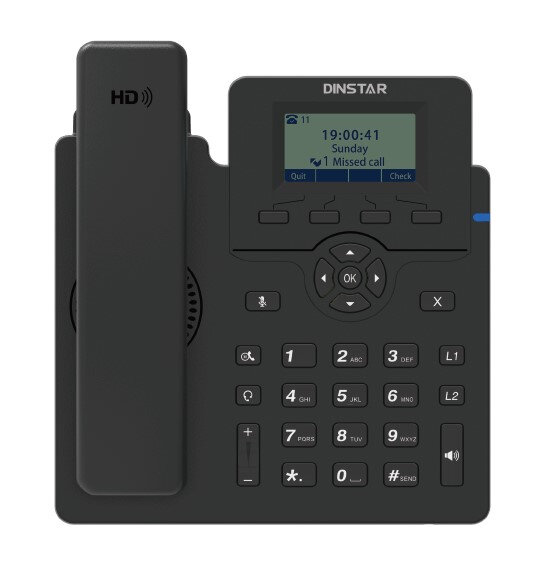 IP Телефон Dinstar C60UP черный