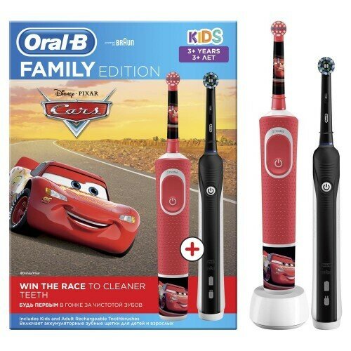  Oral-B Family Edition (Pro 1 D16.513.1U Black + Vitality Kids D100.410.2K )