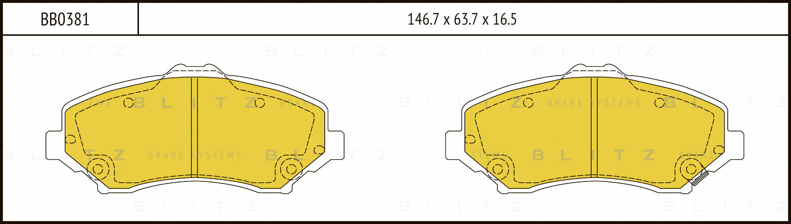 Колодки тормозные дисковые передние CHRYSLER Grand Voyager 07-DODGE Journey 08-JEEP Cherokee/Wra