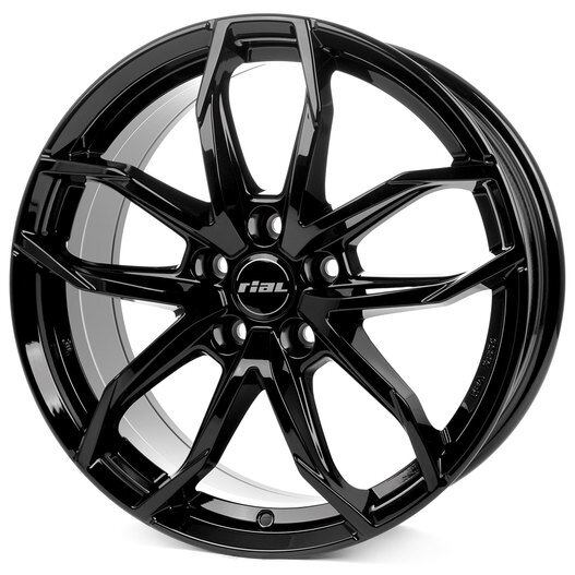 Литые колесные диски Rial Lucca Black 6.5x17 4x100 ET38 D63.3 Чёрный глянцевый (LUC65738A22-6)