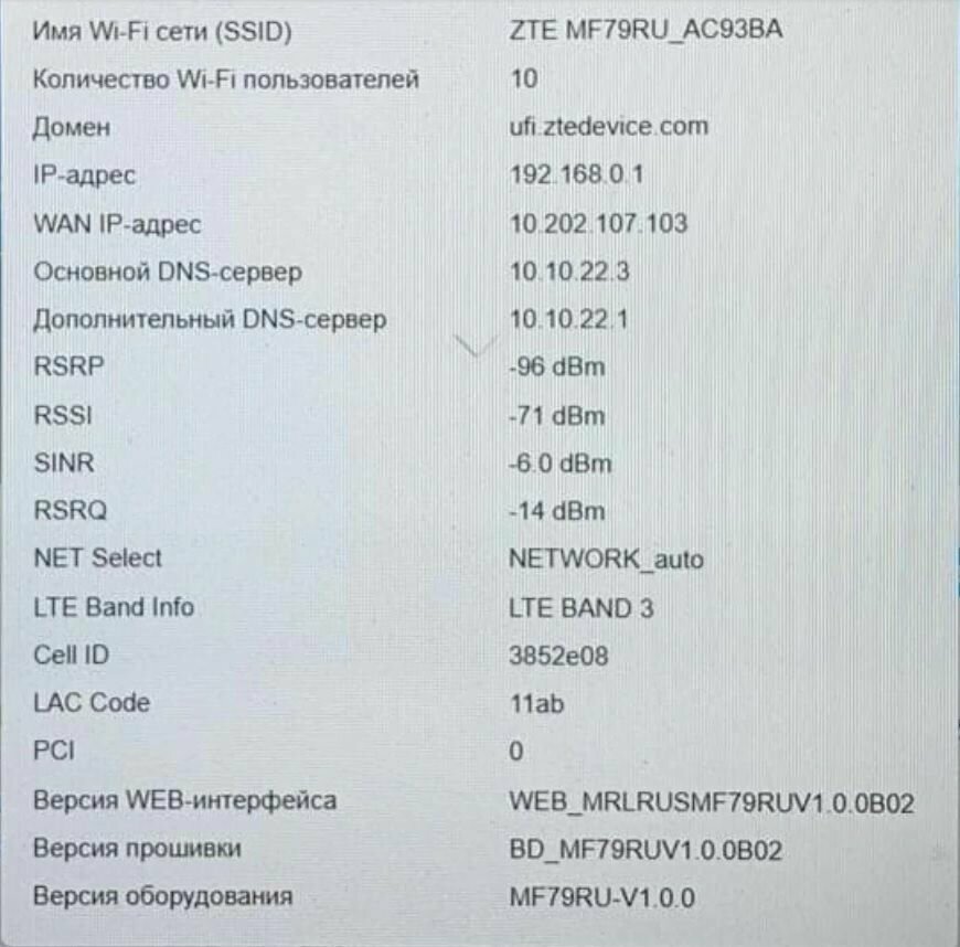 WIFI Прошитый Модем USB 4G 3G LTE разблокированный ZTE MF79 MF79U MF79RU WIFI роутер с антеннами — фото 8