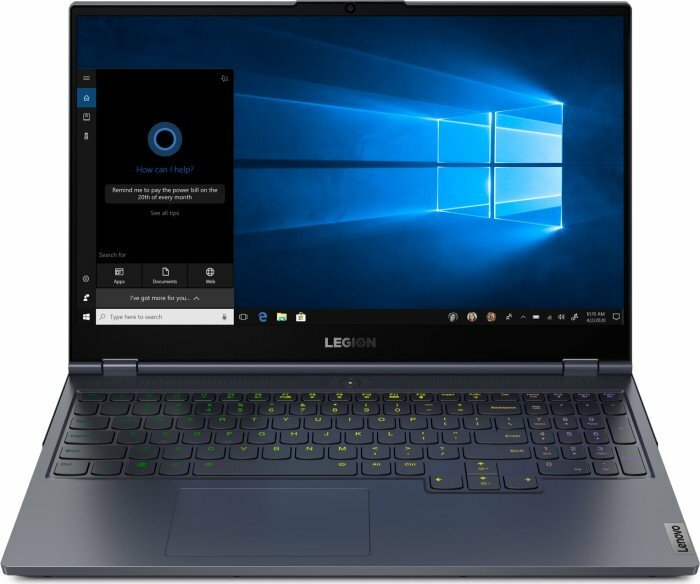Ноутбук Lenovo Legion 7 15IMH05 (1920x1080, Intel Core i7-10750H 2.6 ГГц, RAM 16 ГБ, SSD 1024 ГБ, GeForce RTX 2070 Max-Q, Win10 Home) 81YT002TUS