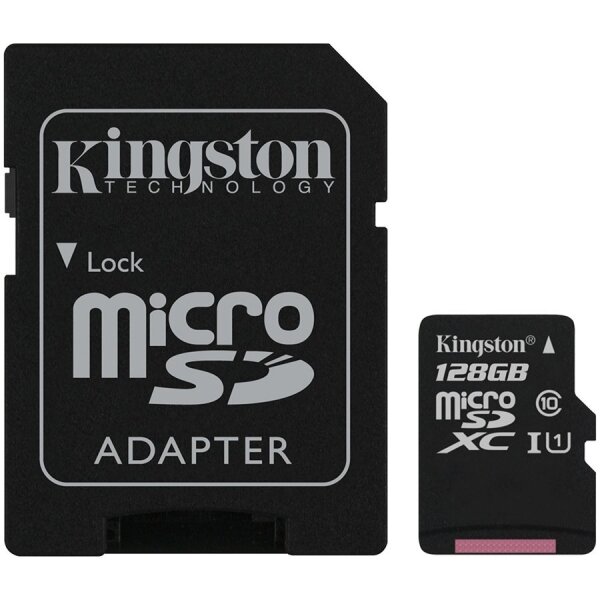 Карта памяти MicroSDXC KINGSTON Canvas Select Plus 128GB (SDCS2/128GB)