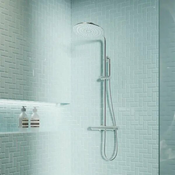 фото Мозаика фарфоровая Artens Metro 27.9x27.4 см цвет бирюзовый